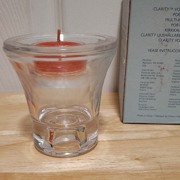 PartyLite 3" Clarity Votive/Taper/Tealight Candle Holder - Picture 4 of 5